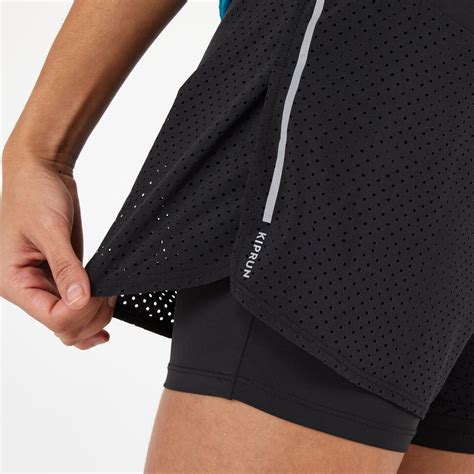 hardloopshort dames met binnenbroek